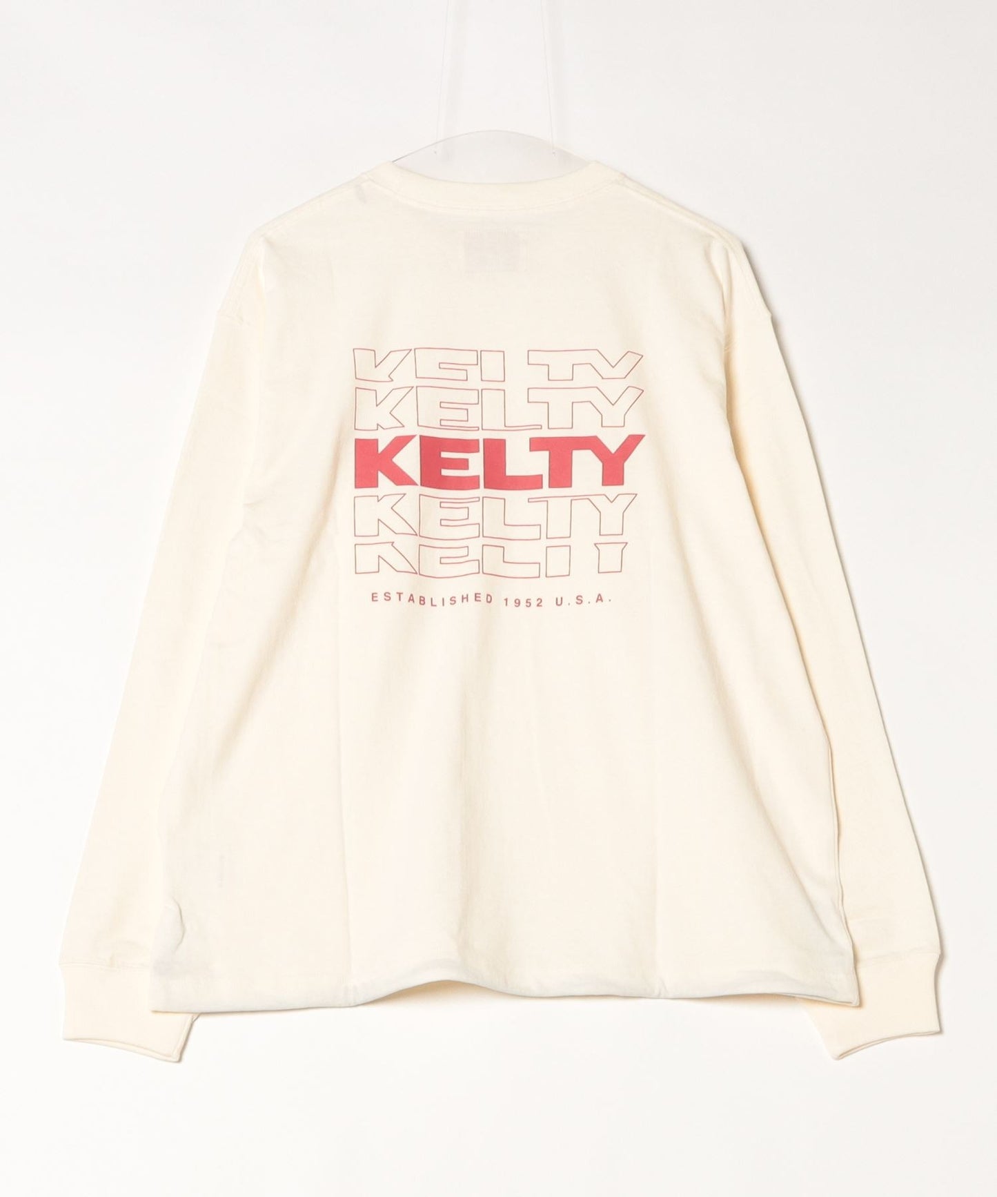 バックタイポロゴ L/S ティーシャツ