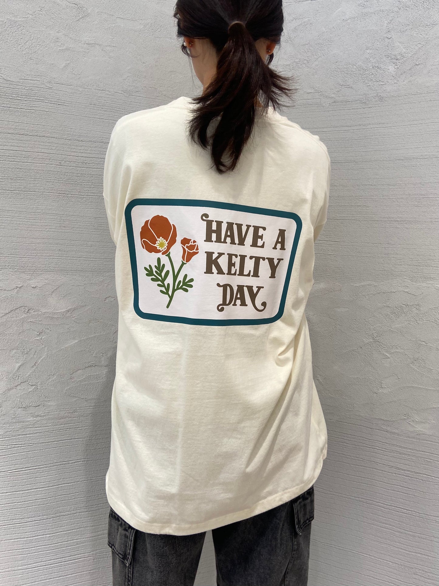 ヴィンテージ ワッペンデザイン L/S ティーシャツ