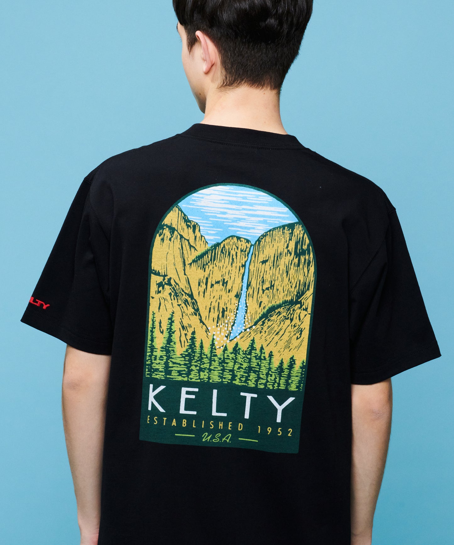 Printed T-shirt "Yosemite Fall" / プリントTシャツ「ヨセミテフォール」