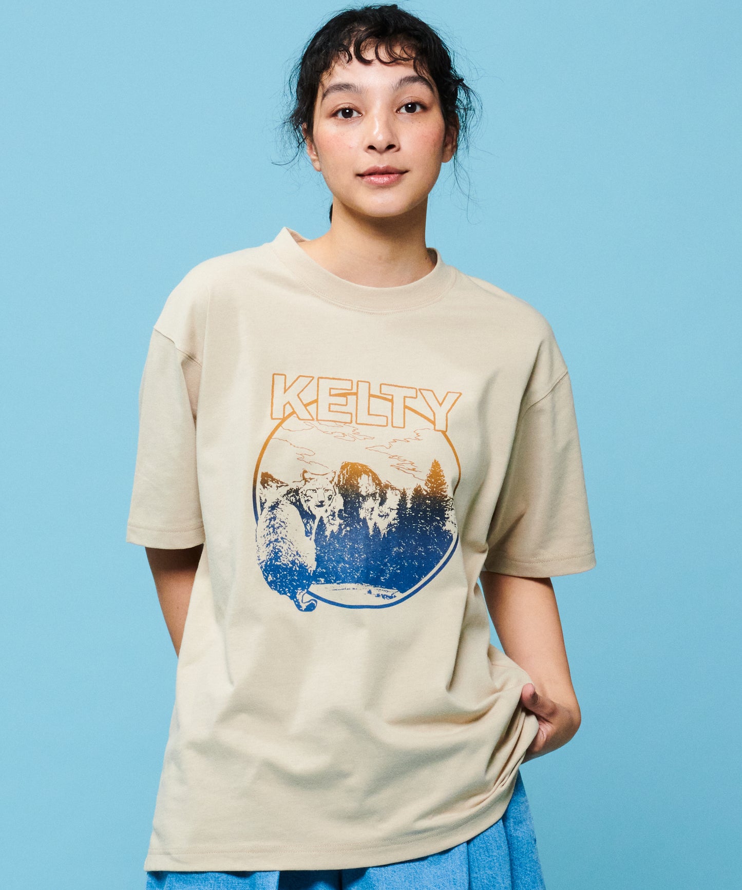Printed T-shirt "Bobcat" / プリントTシャツ「ボブキャット」