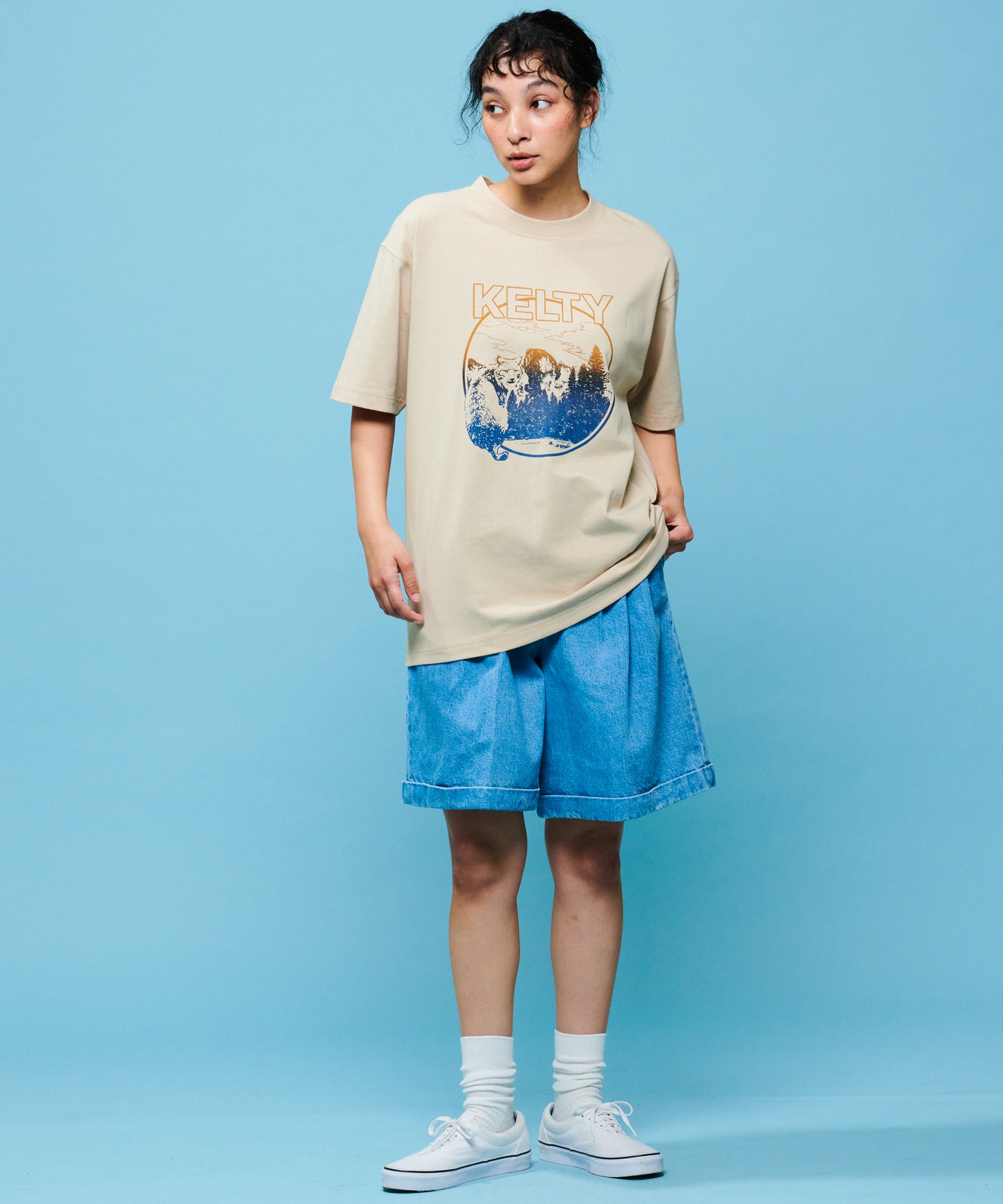 Printed T-shirt "Bobcat" / プリントTシャツ「ボブキャット」