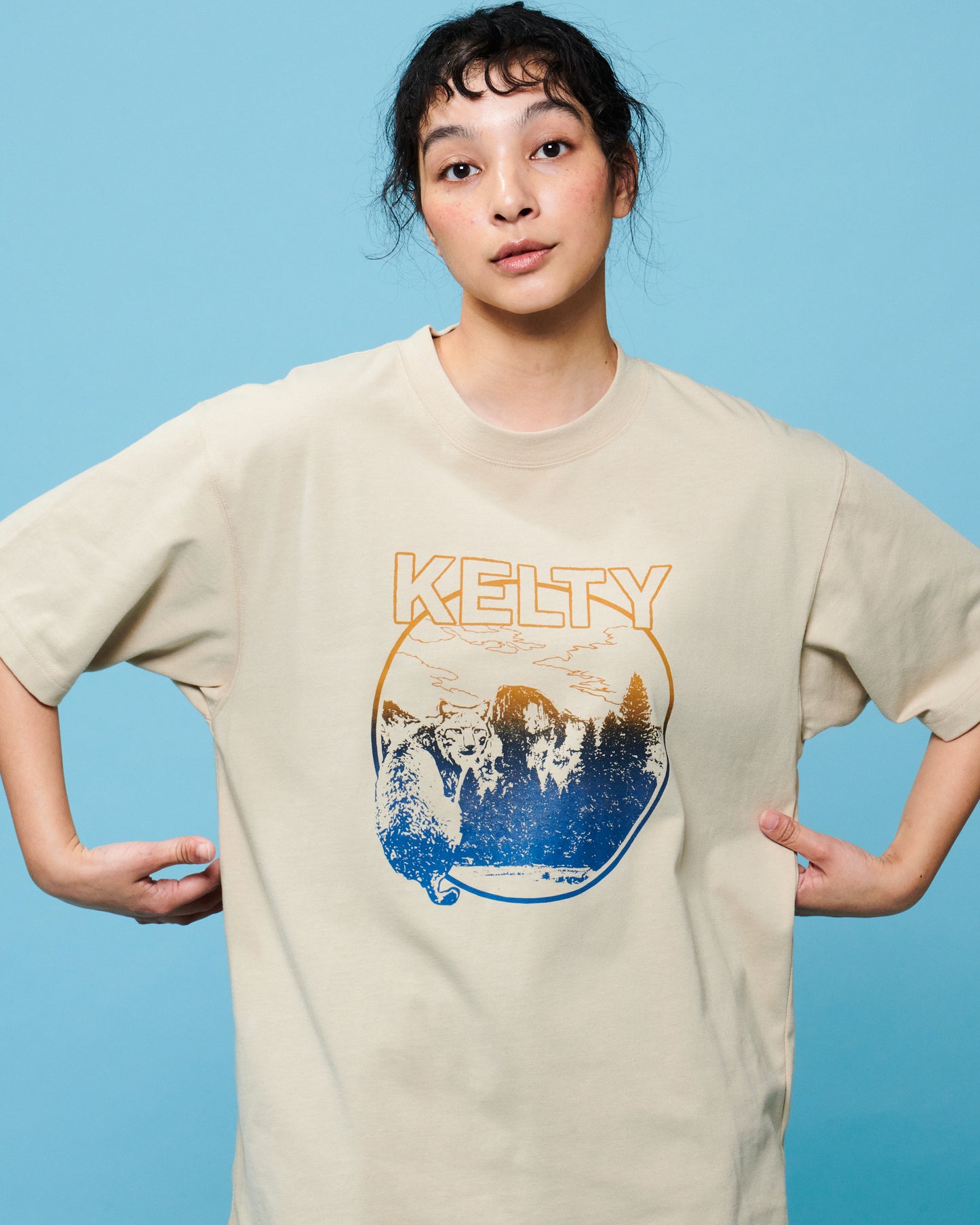 Printed T-shirt "Bobcat" / プリントTシャツ「ボブキャット」