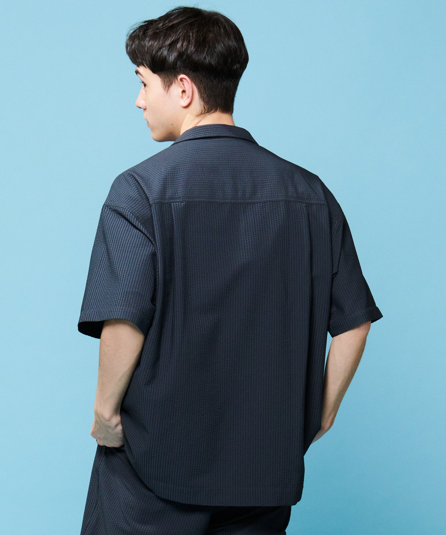 Seersucker field shirt / シアサッカーフィールドシャツ