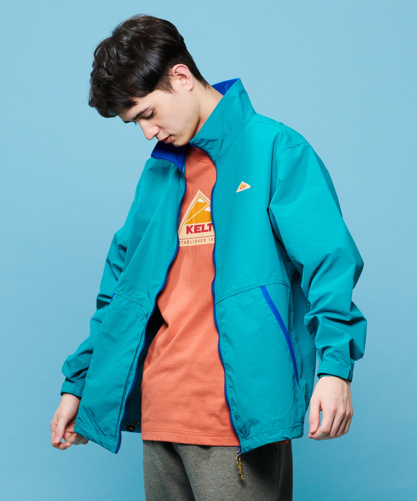 Retro color wind jacket / 撥水レトロカラーウインドジャケット