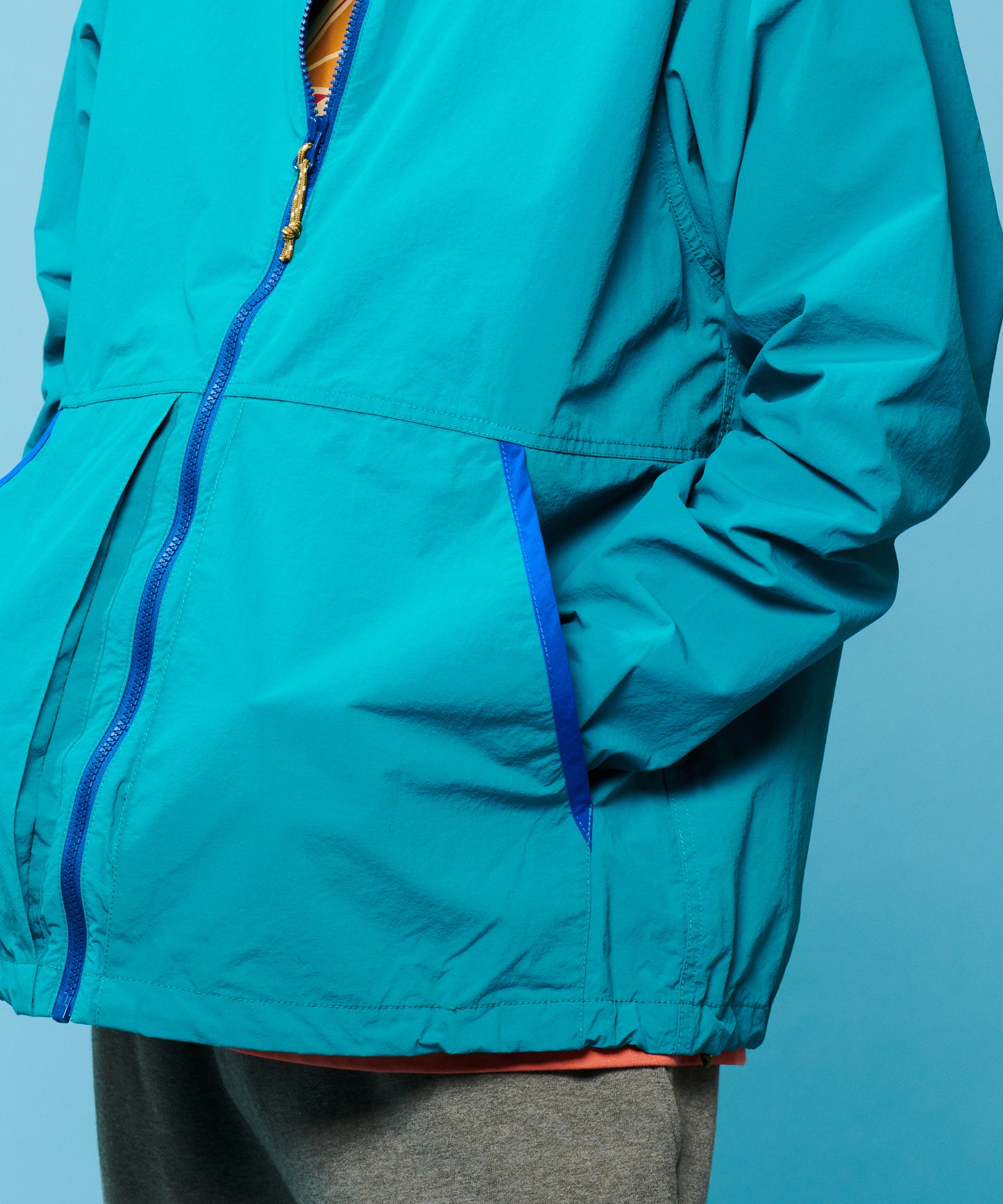 Retro color wind jacket / 撥水レトロカラーウインドジャケット
