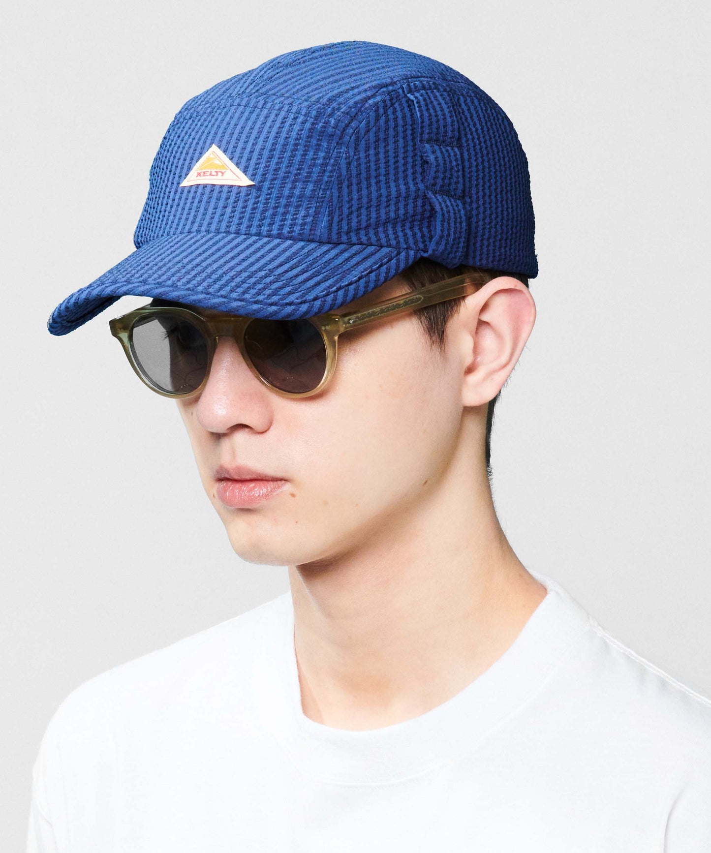 Seersucker jet cap/シアサッカージェットキャップ