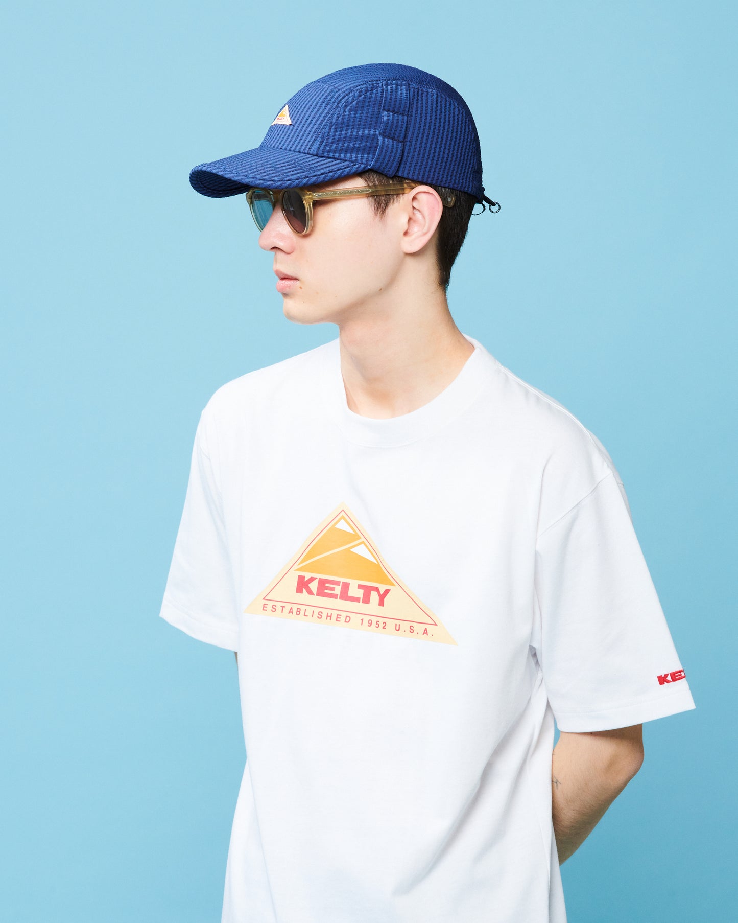 Seersucker jet cap/シアサッカージェットキャップ