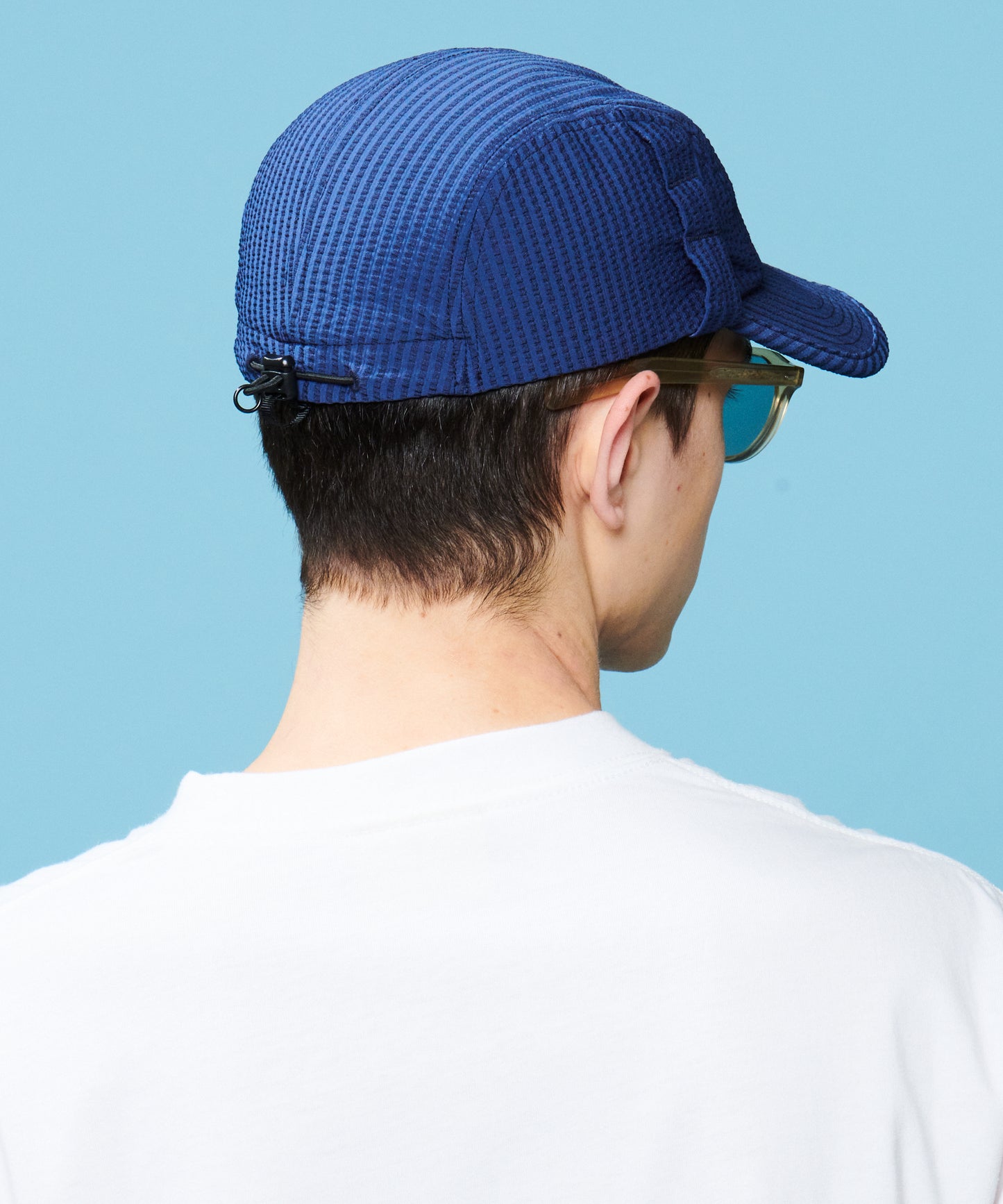 Seersucker jet cap/シアサッカージェットキャップ