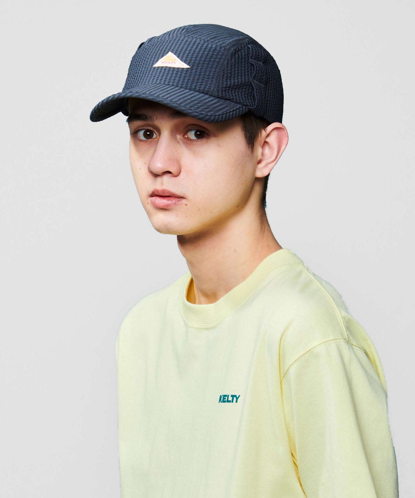 Seersucker jet cap/シアサッカージェットキャップ