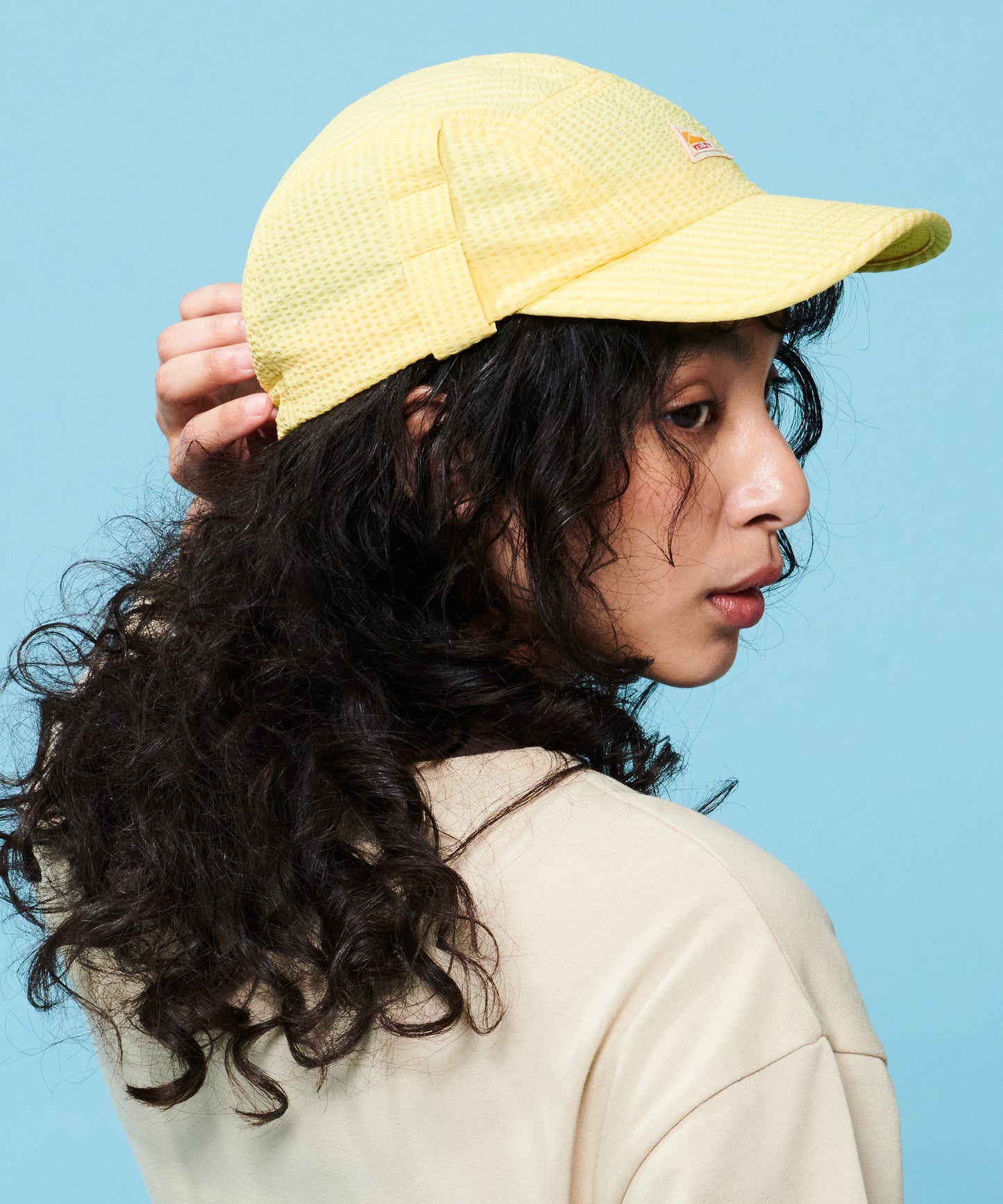 Seersucker jet cap/シアサッカージェットキャップ