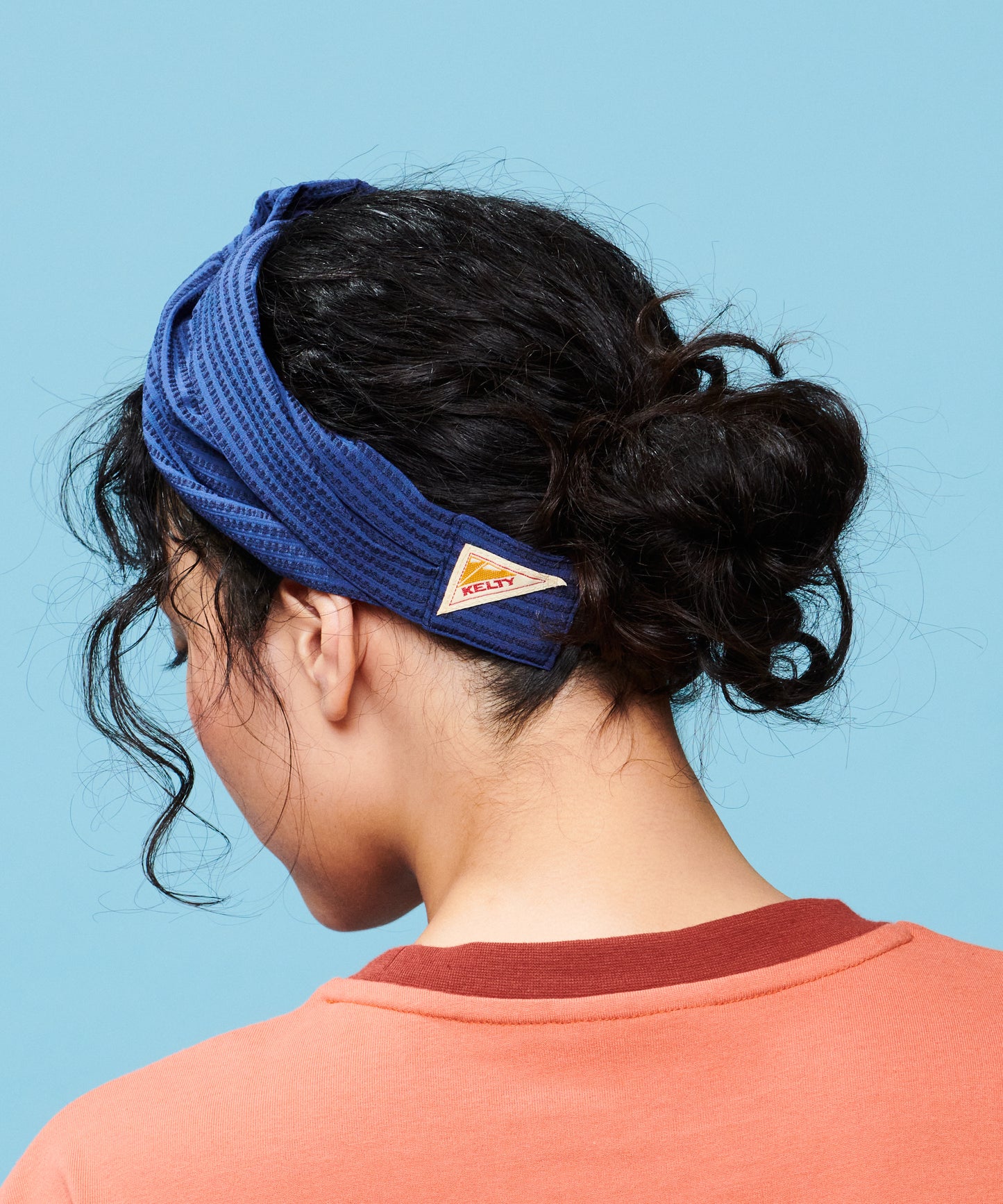 Seersucker hair band/シアサッカーヘアバンド