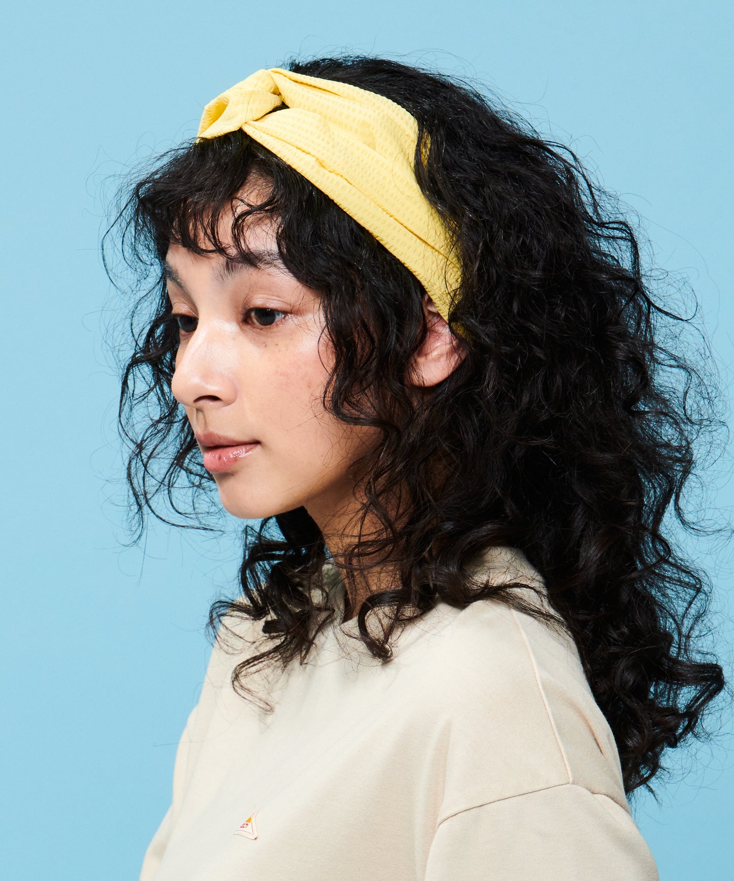 Seersucker hair band/シアサッカーヘアバンド