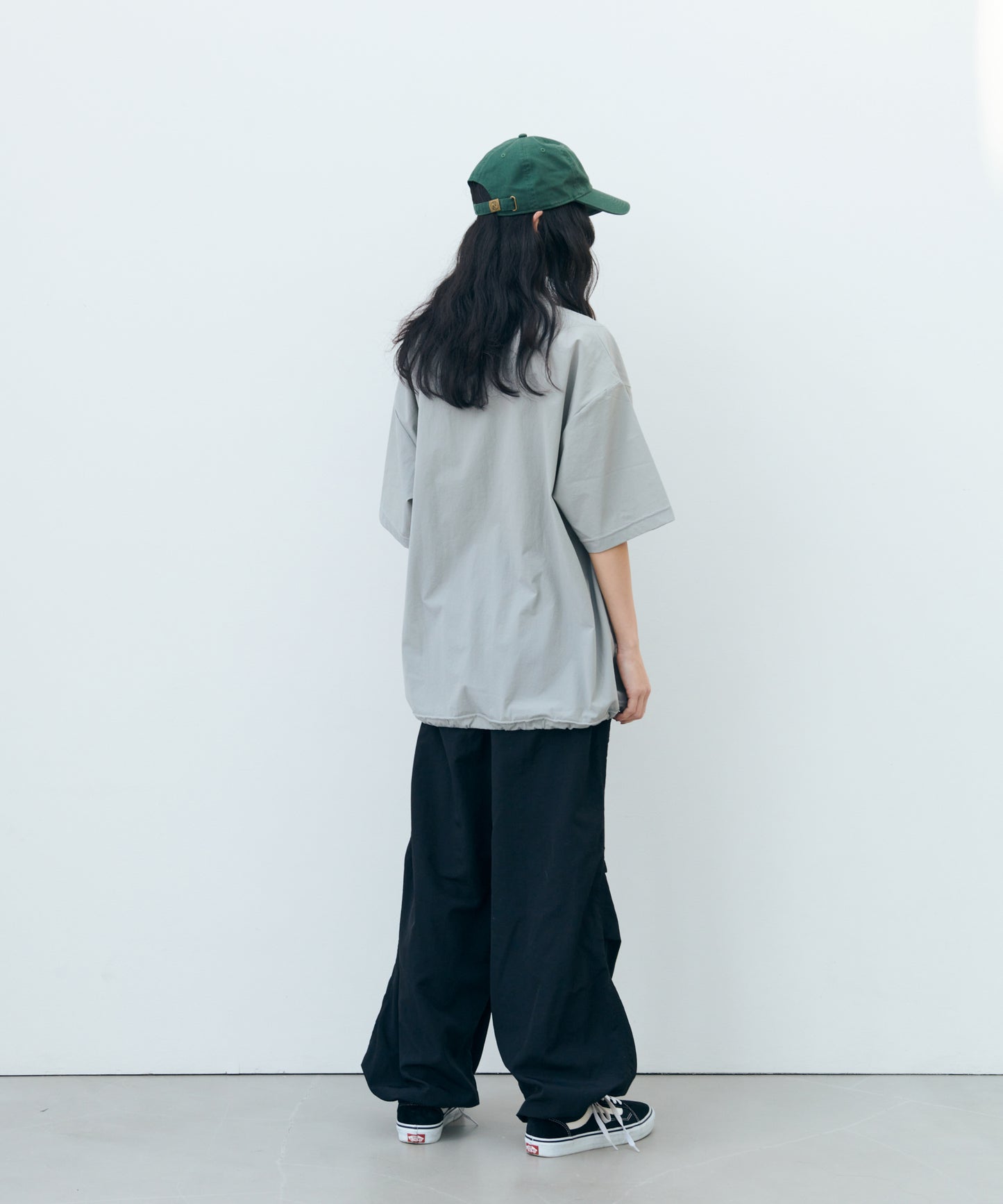 Stretch Woven Mini Logo S/S T-Shirt/ストレッチ布帛Tシャツ