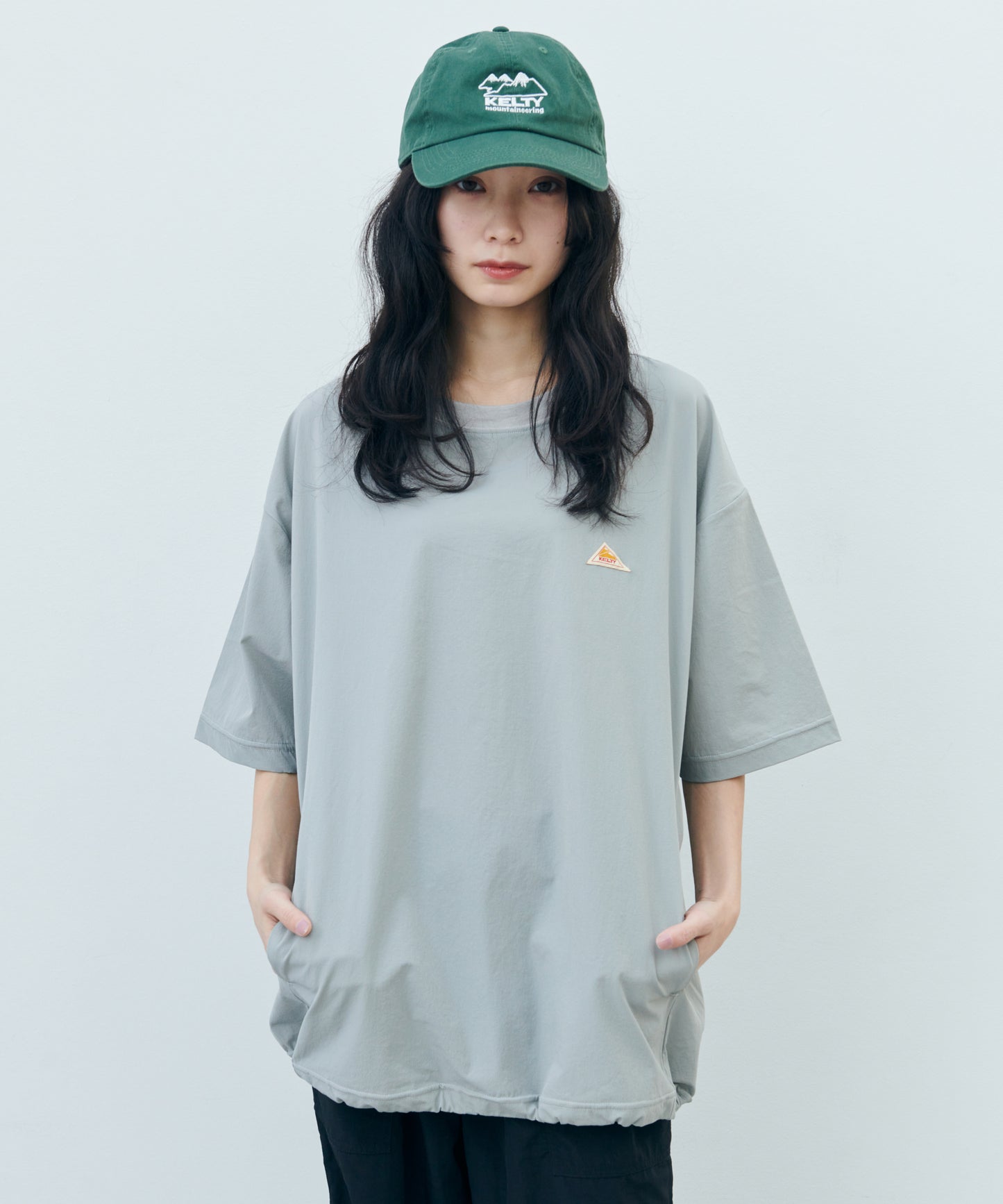 Stretch Woven Mini Logo S/S T-Shirt/ストレッチ布帛Tシャツ