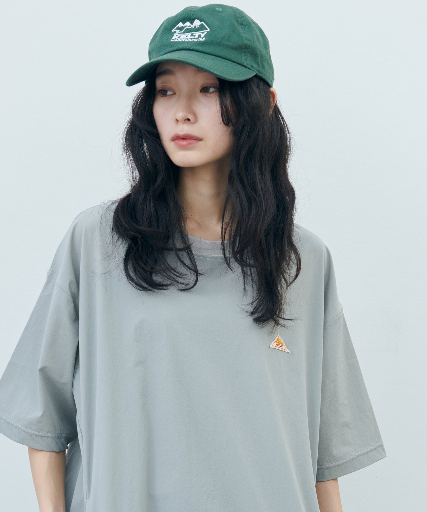 Stretch Woven Mini Logo S/S T-Shirt/ストレッチ布帛Tシャツ