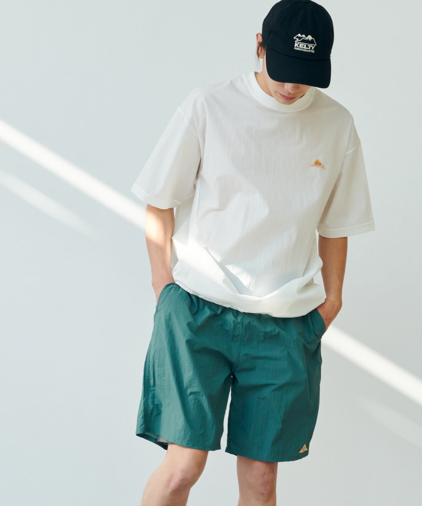 Stretch Woven Mini Logo S/S T-Shirt/ストレッチ布帛Tシャツ