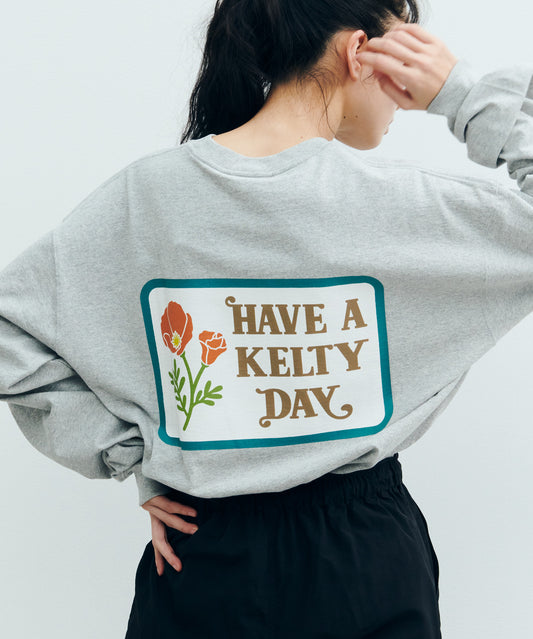 ヴィンテージ ワッペンデザイン L/S ティーシャツ