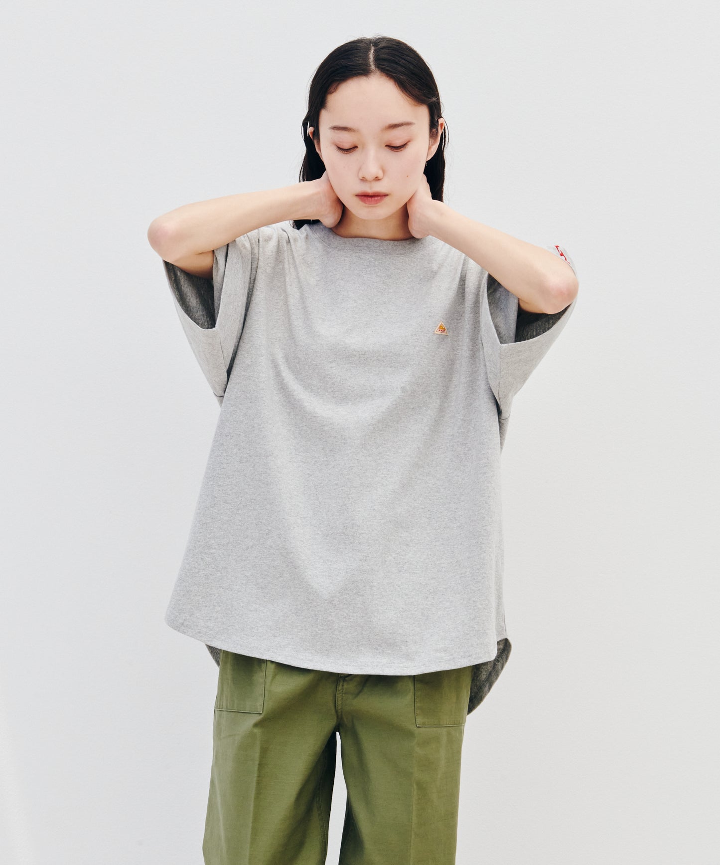 【予約商品】round hem S/S T-shirt / ラウンドヘムS/STシャツ