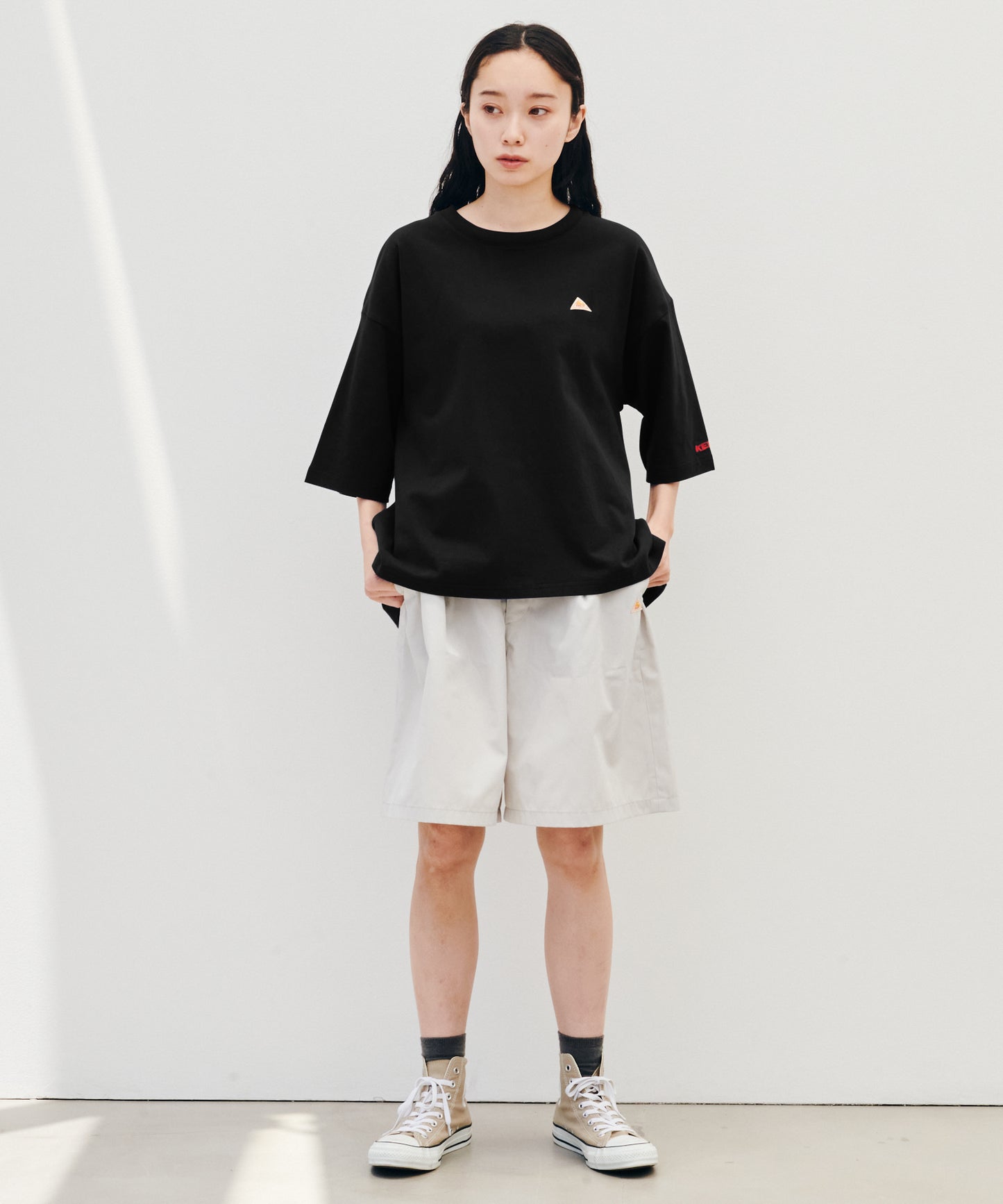 【予約商品】mini logo half sleeve T-shirt / ミニロゴ ハーフスリーブ Tシャツ