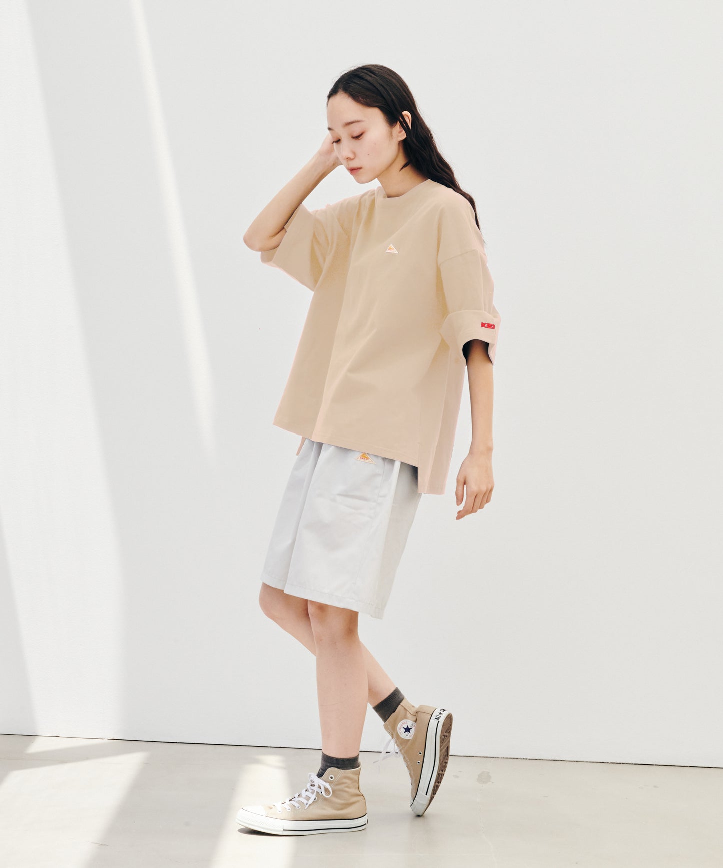 【予約商品】mini logo half sleeve T-shirt / ミニロゴ ハーフスリーブ Tシャツ