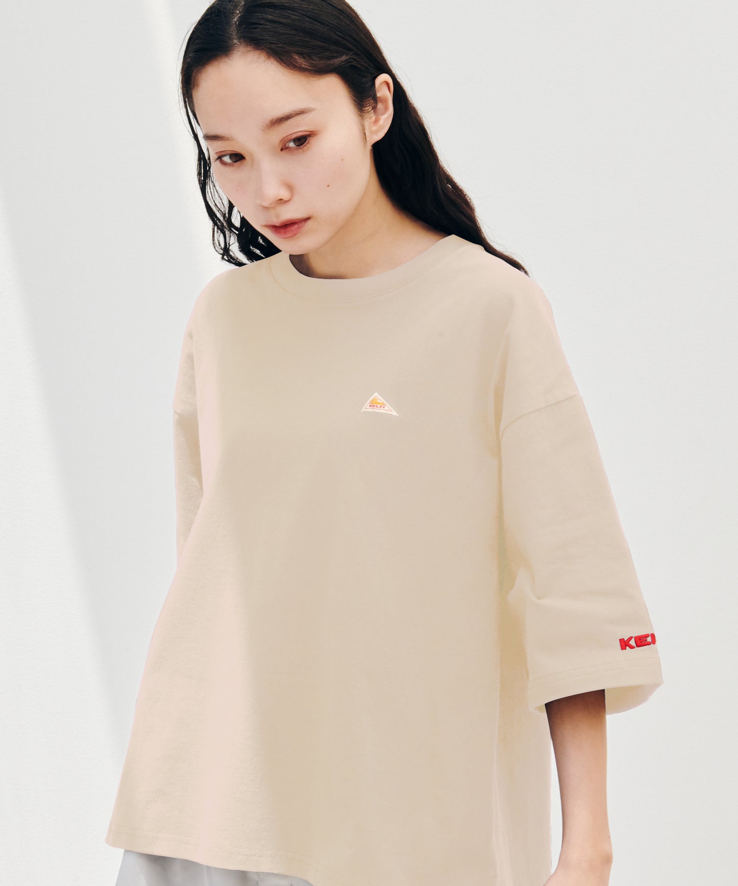 【予約商品】mini logo half sleeve T-shirt / ミニロゴ ハーフスリーブ Tシャツ