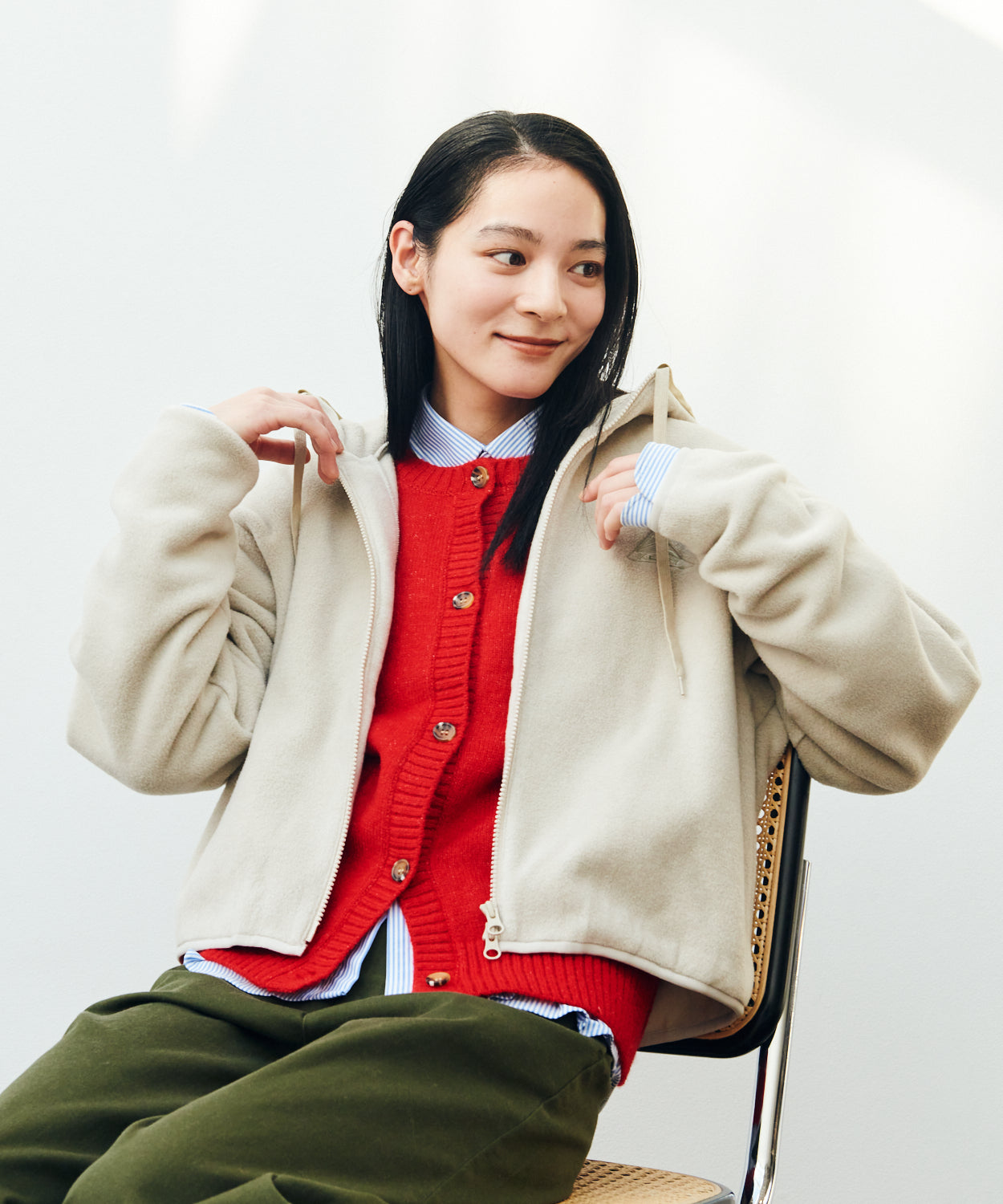 Puff-leece™ Zip parker / パフリースジップパーカー