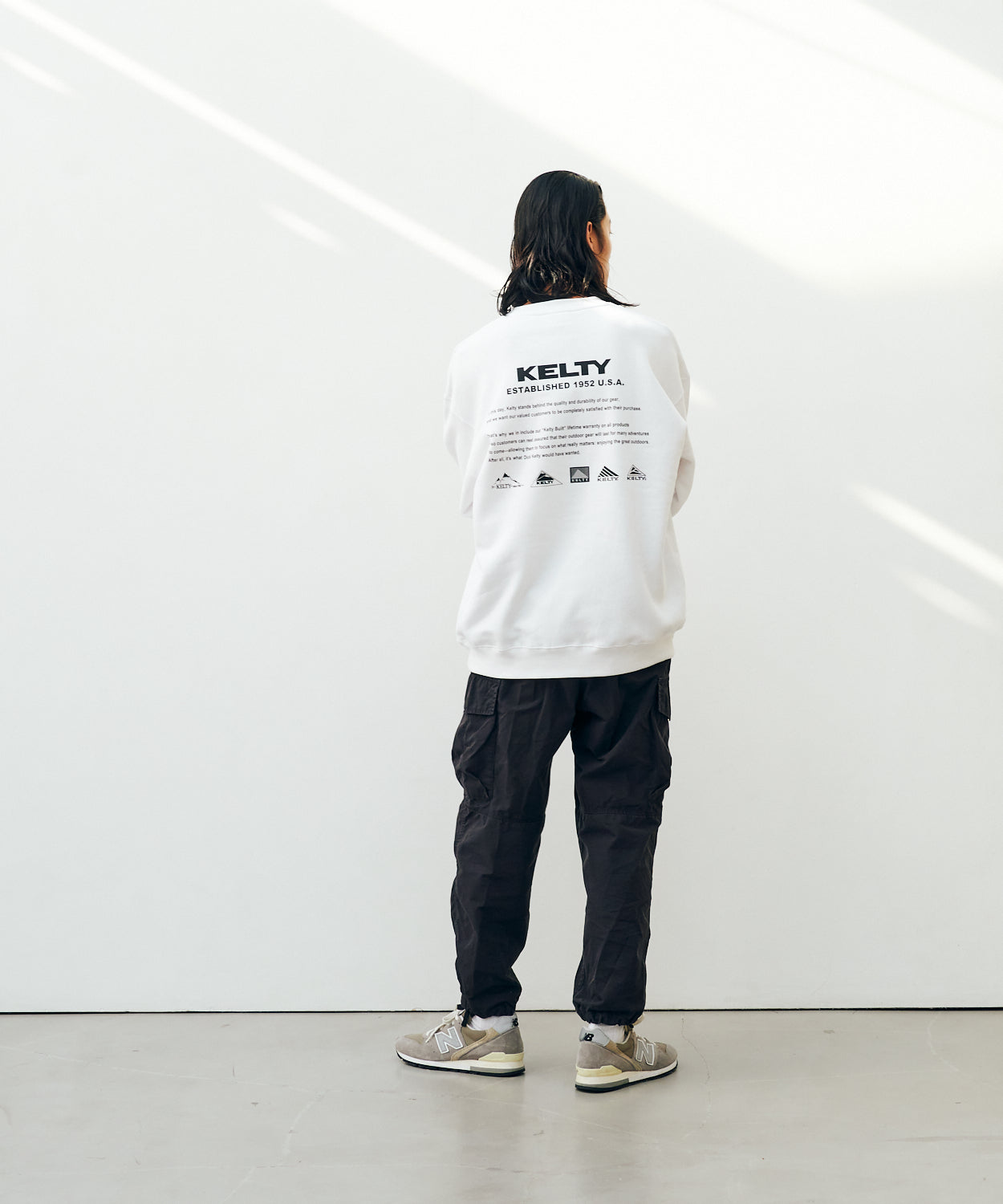 Back History Logo Crew Neck Sweat / バックヒストリーロゴクルーネックスウェット