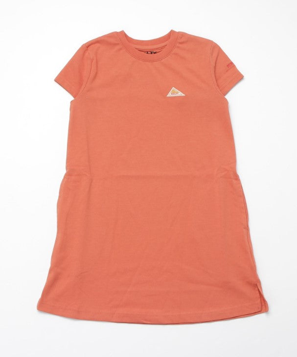 【Kids】 Mini logo T-shirt dress / ミニロゴTシャツワンピース
