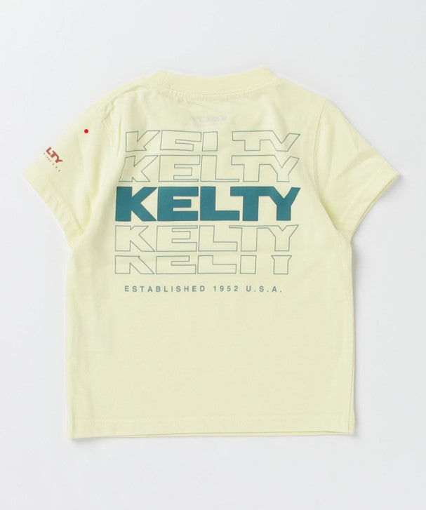 【Kids】 Back typo logo print T-shirt / バックタイポロゴプリントTシャツ