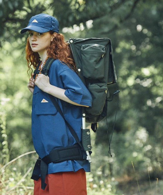 Seersucker field shirt / シアサッカーフィールドシャツ