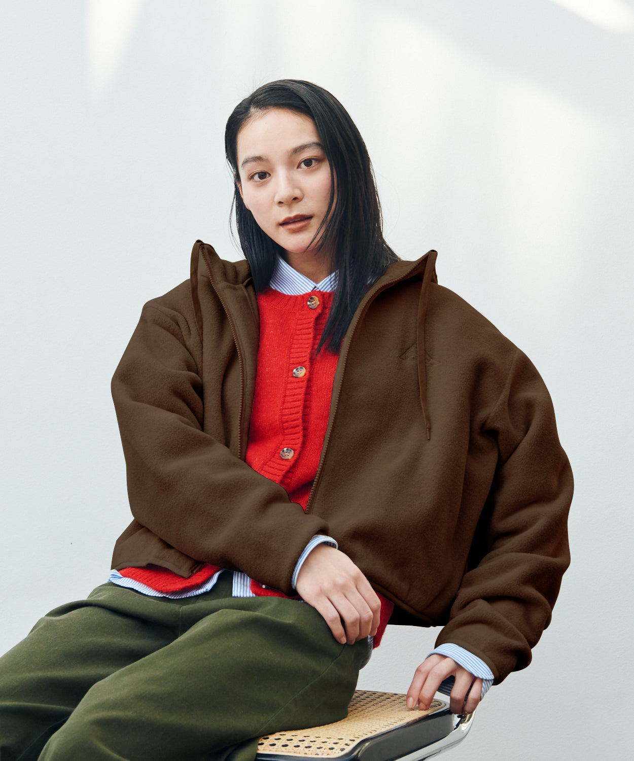 Puff-leece™ Zip parker / パフリースジップパーカー