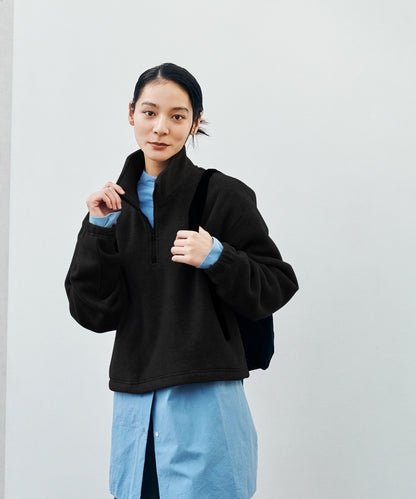 Puff-leece™ Cropped Half Zip / パフリースクロップドハーフジップ