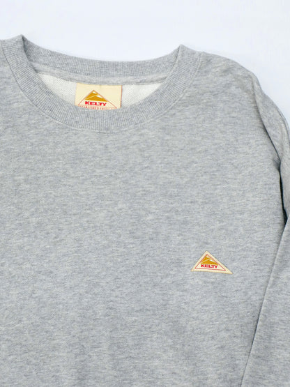 ワンポイントロゴクルーネックスウェット