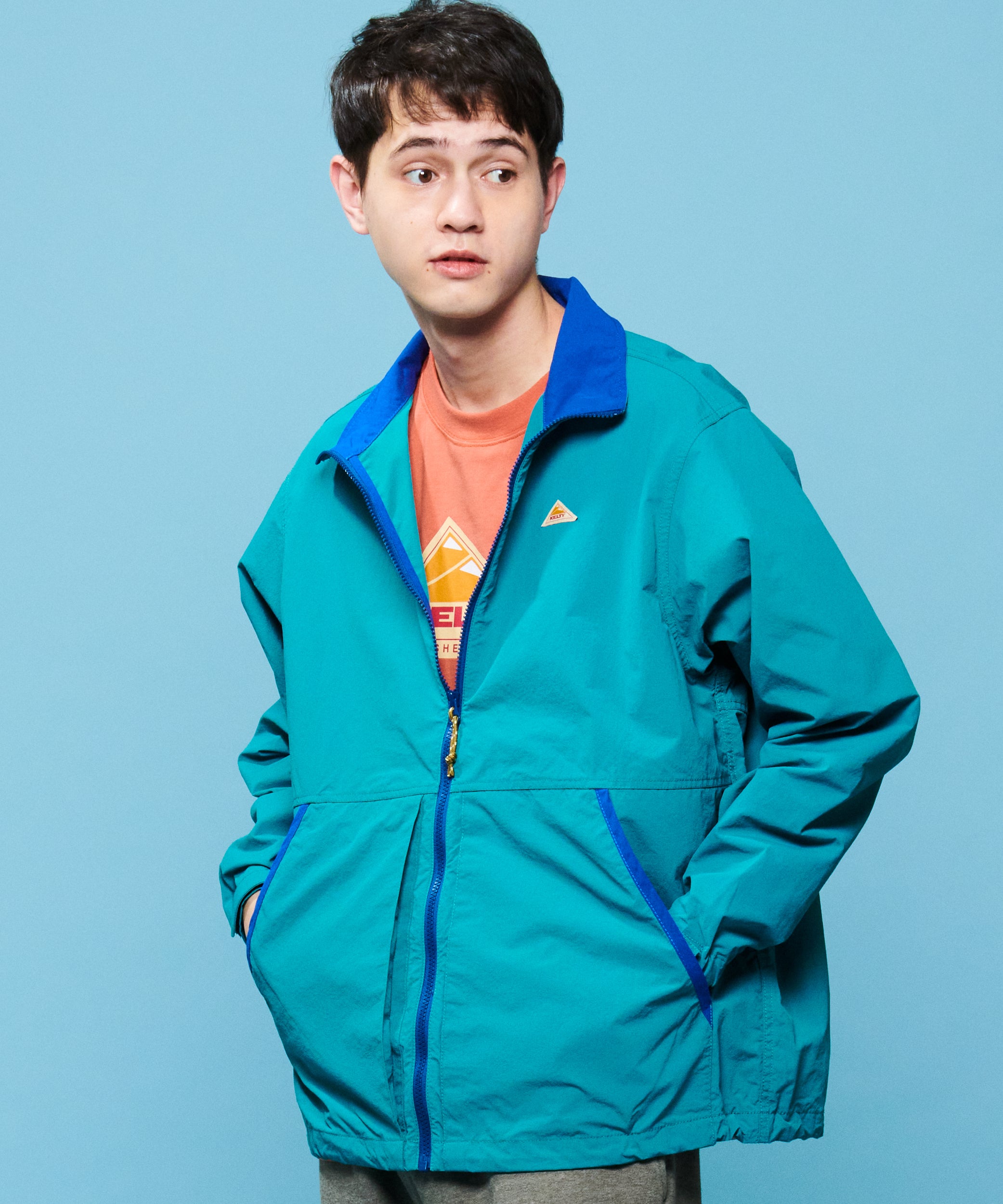 Retro color wind jacket / 撥水レトロカラーウインドジャケット