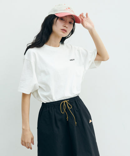 Back logo print T-shirt / バックロゴプリントTシャツ