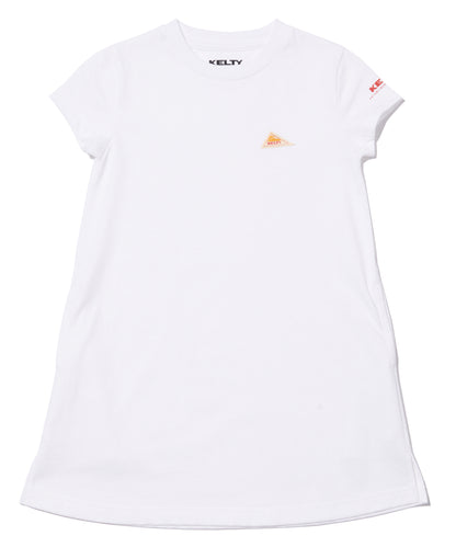 【Kids】 Mini logo T-shirt dress / ミニロゴTシャツワンピース