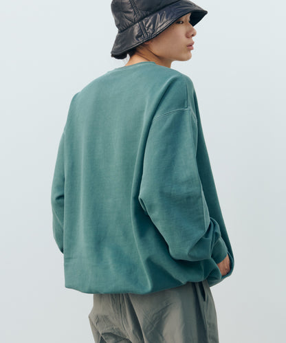 ワンポイントロゴクルーネックスウェット