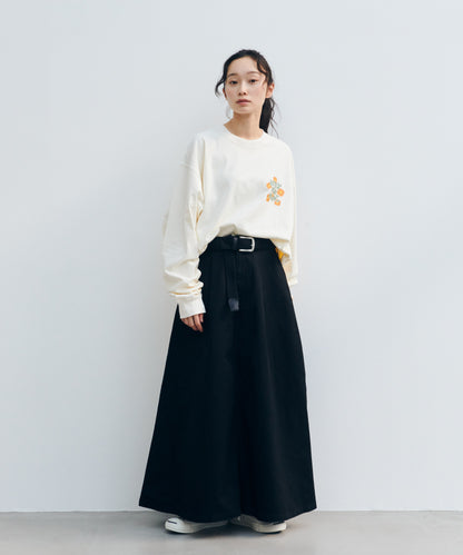 ヴィンテージ フラワーデザイン L/S ティーシャツ