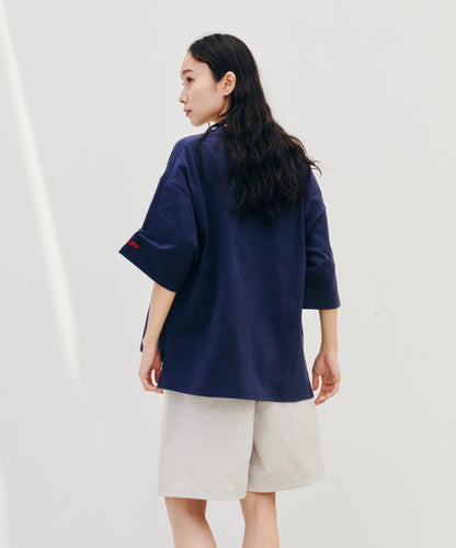 Mini logo half sleeve T-shirt / ミニロゴ ハーフスリーブ Tシャツ