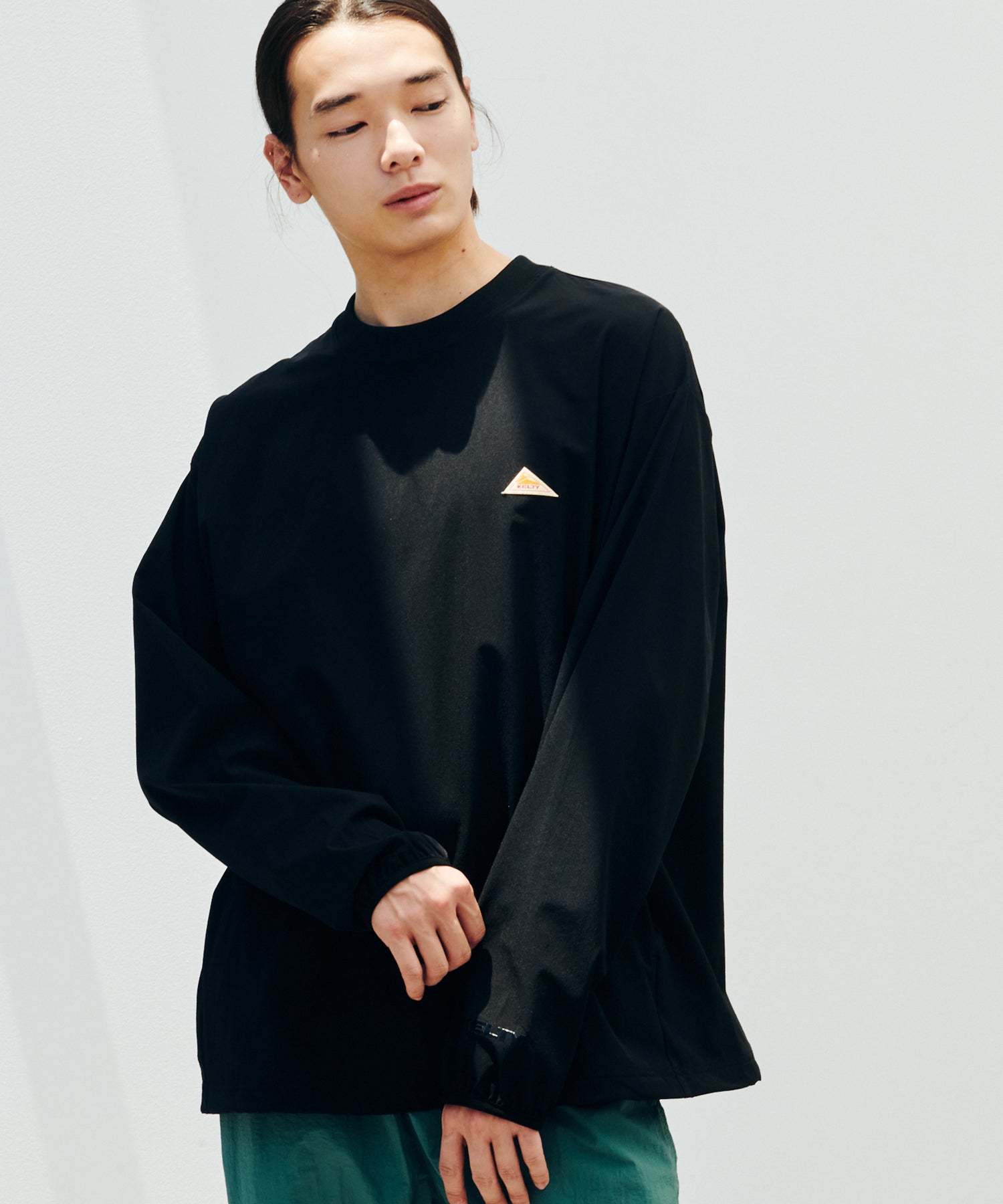 BUSH Tシャツ ダークグリーン テテ TULTEX Lサイズ ドライロング 