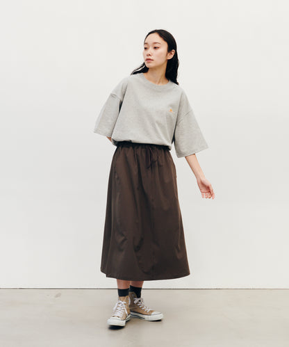 Back logo print T-shirt / バック ロゴ S/S ティーシャツ