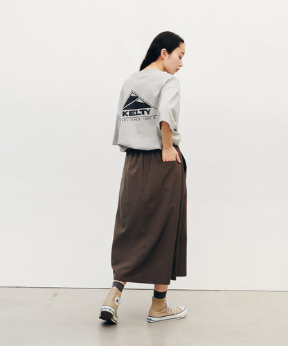 Back logo print T-shirt / バック ロゴ S/S ティーシャツ