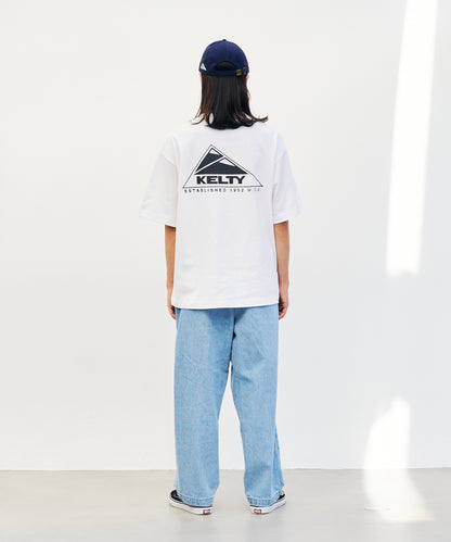 Back logo print T-shirt / バック ロゴ S/S ティーシャツ