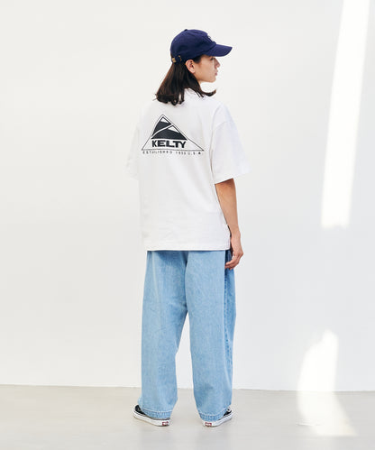 Back logo print T-shirt / バック ロゴ S/S ティーシャツ