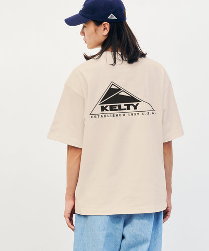 Back logo print T-shirt / バック ロゴ S/S ティーシャツ