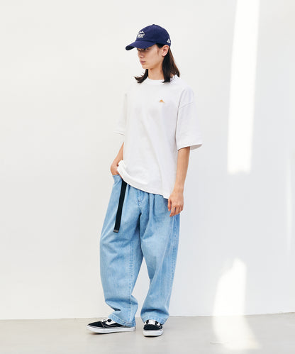 Back logo print T-shirt / バック ロゴ S/S ティーシャツ