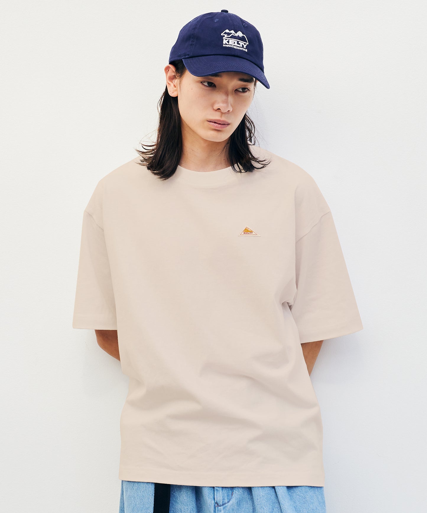 Back logo print T-shirt / バック ロゴ S/S ティーシャツ