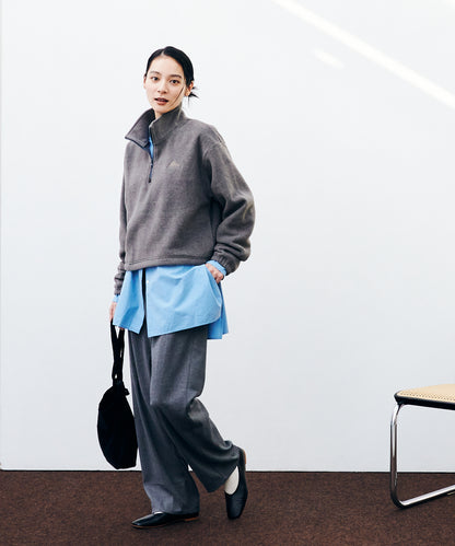 Puff-leece™ Cropped Half Zip / パフリースクロップドハーフジップ