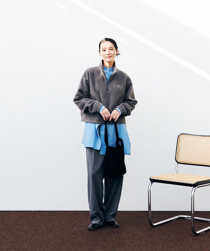 Puff-leece™ Cropped Half Zip / パフリースクロップドハーフジップ