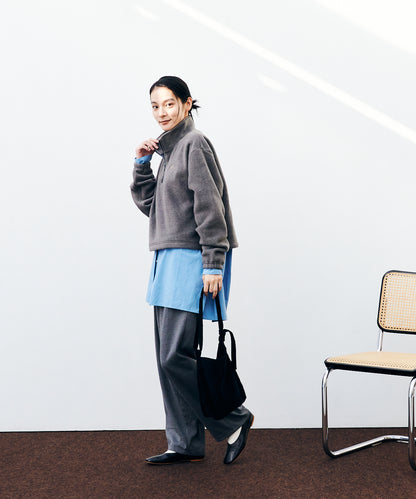 Puff-leece™ Cropped Half Zip / パフリースクロップドハーフジップ